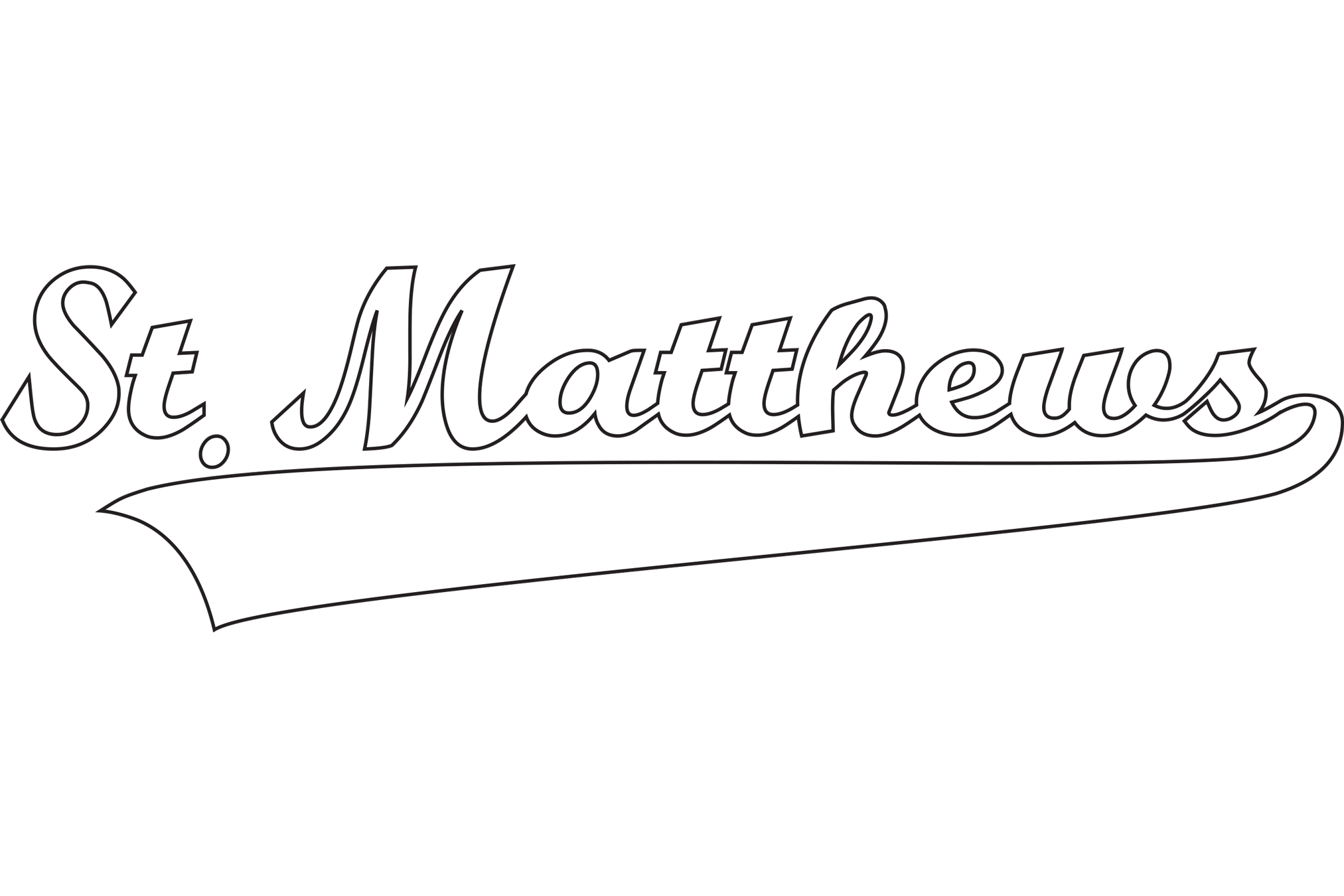 stmatthewsyouthbaseballlogo St. Matthews Youth Baseball Logo